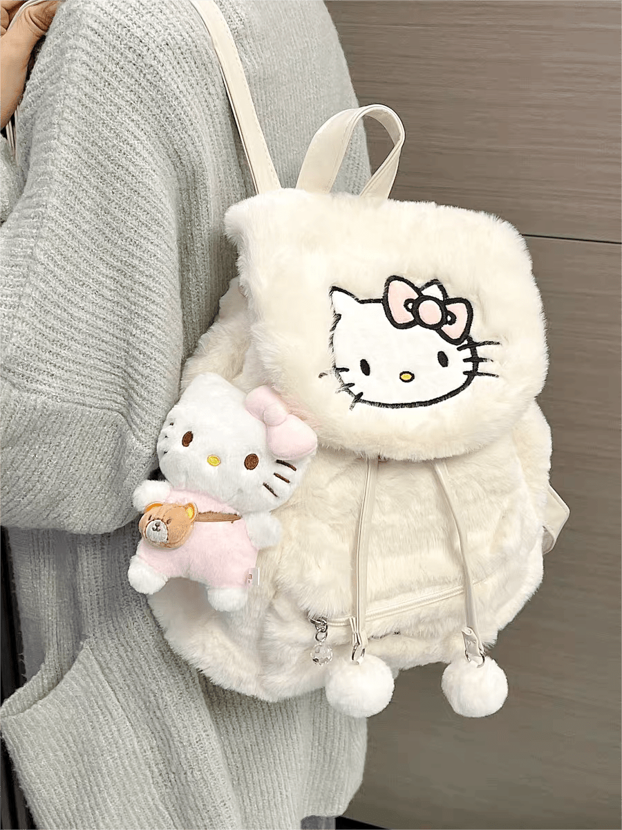 Authentic Sanrio Characters Plush Backpack - ArtGalleryZen