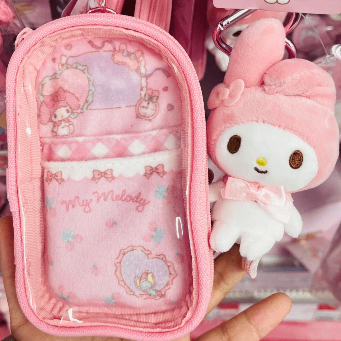 Authentic Sanrio Doll Storage Keychain Bag - ArtGalleryZen