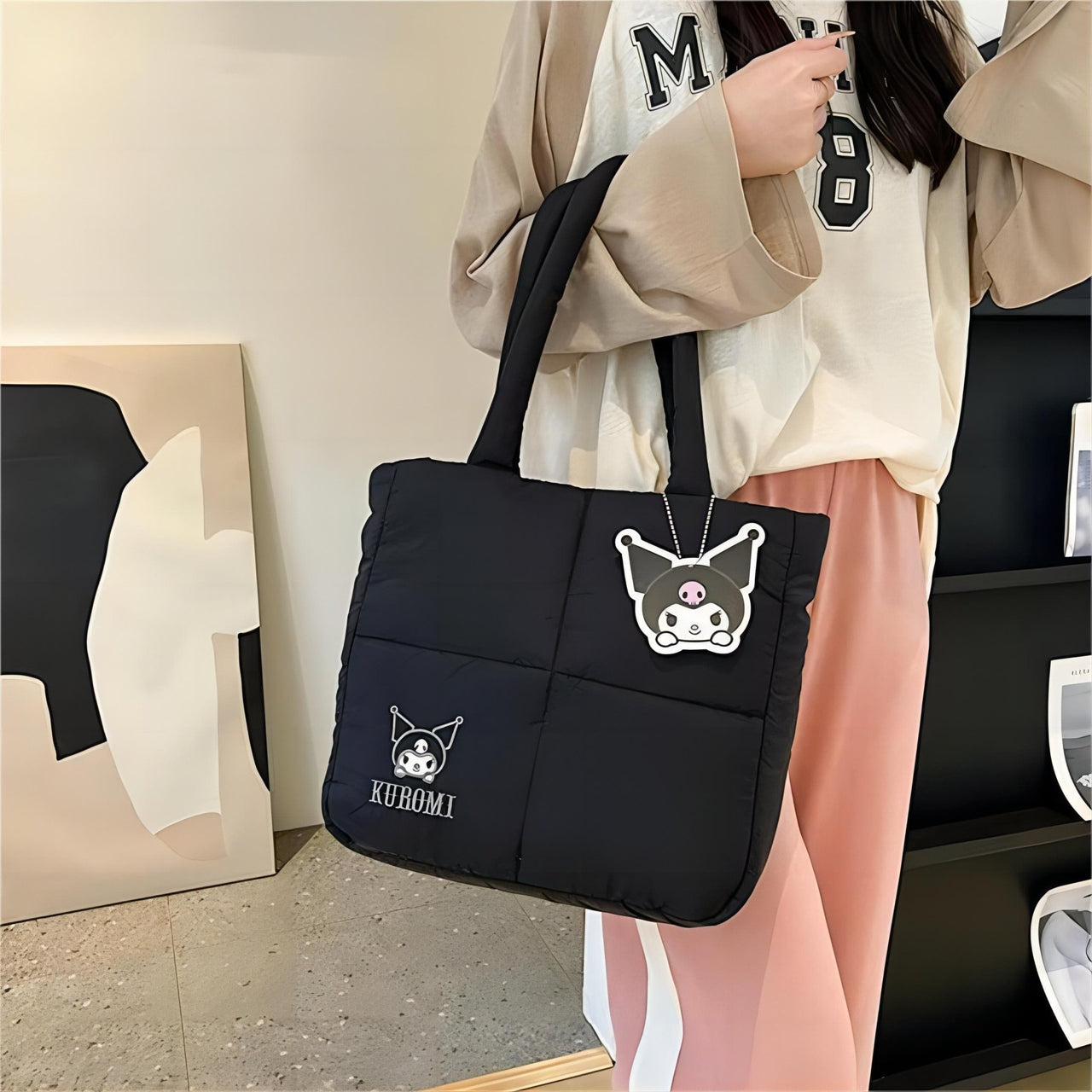 Authentic Sanrio Down-filled Fabric Tote Bag - ArtGalleryZen