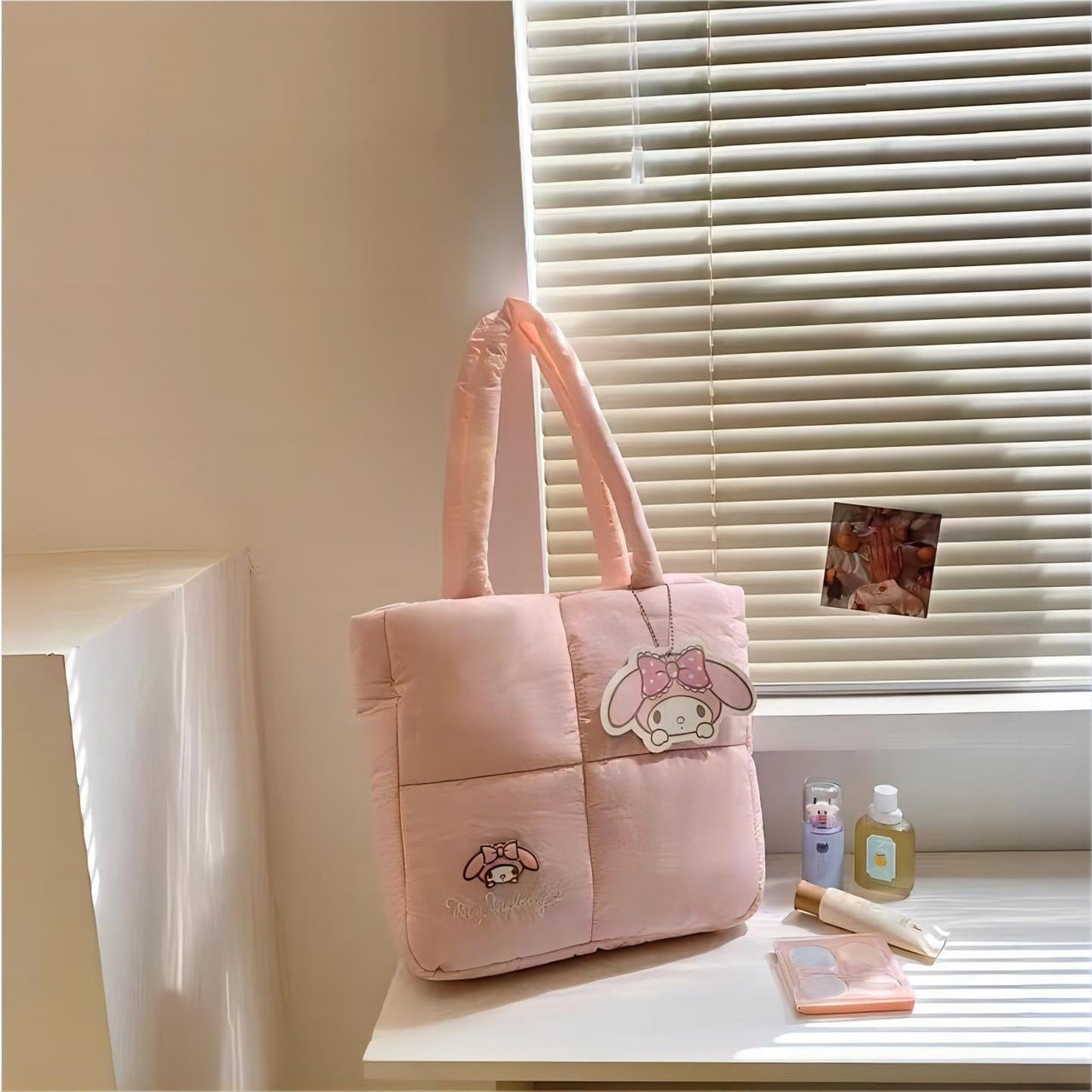 Authentic Sanrio Down-filled Fabric Tote Bag - ArtGalleryZen