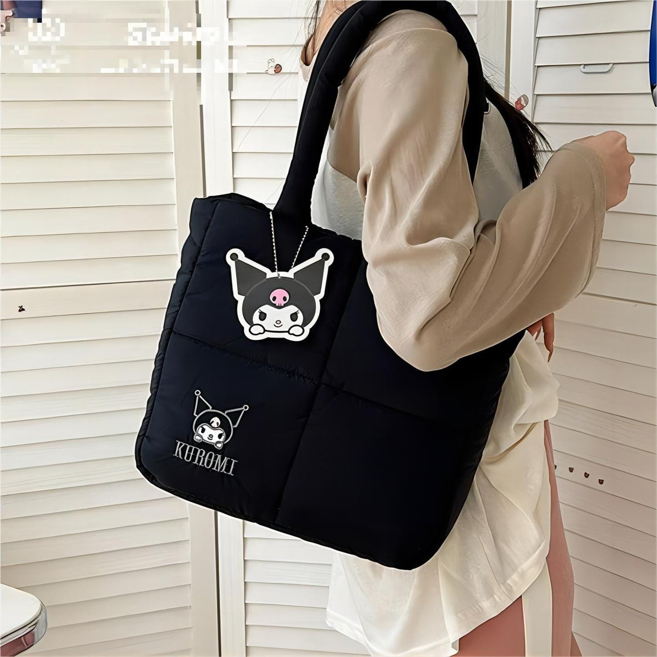 Authentic Sanrio Down-filled Fabric Tote Bag - ArtGalleryZen