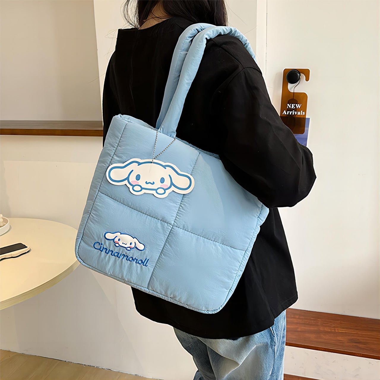 Authentic Sanrio Down-filled Fabric Tote Bag - ArtGalleryZen