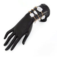 Thumbnail for Baroque 3pcs Irregular Pearl Stackable Bracelet Set - ArtGalleryZen