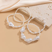 Thumbnail for Baroque 4pcs Irregular Pearl Beaded Chain Bracelet Set