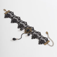 Thumbnail for Baroque Dangling Crystal Floral Lace Anklet