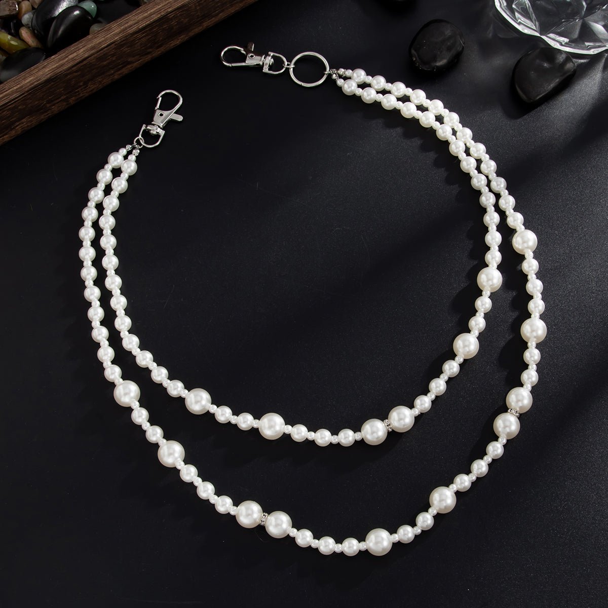 Baroque Layering Pearl Trouser Chain - ArtGalleryZen