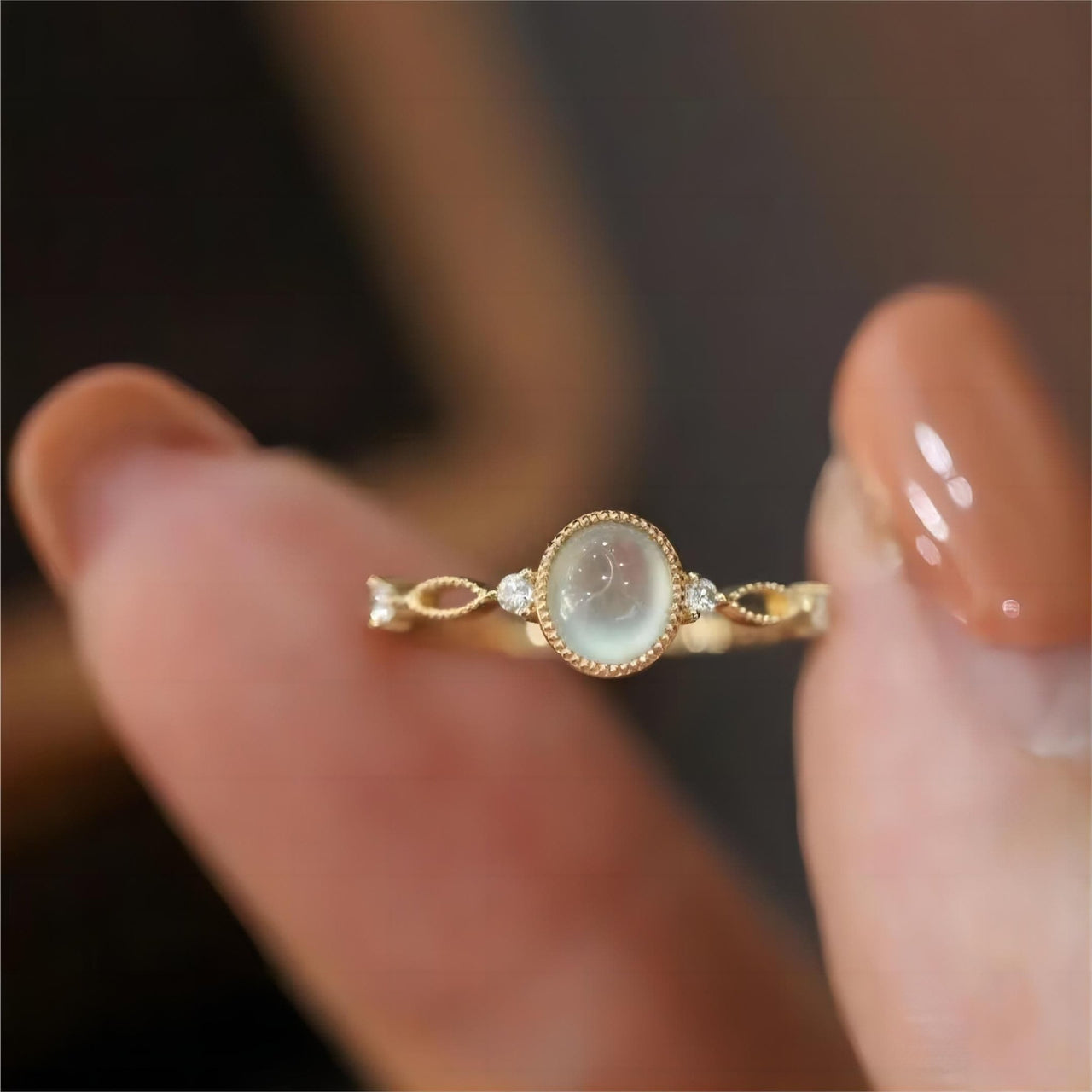 Baroque-style Opal Ring - ArtGalleryZen
