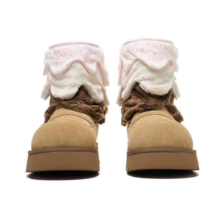 BBIMP Ice Cream Platform Snow Boots - ArtGalleryZen