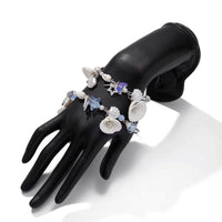 Thumbnail for Beach Style 2pcs Shell Starfish Pearl Charm Bracelet Set - ArtGalleryZen