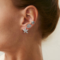 Thumbnail for Beach Style 3 Pairs Conch Shell Starfish Earrings Set - ArtGalleryZen