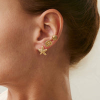 Thumbnail for Beach Style 3 Pairs Conch Shell Starfish Earrings Set - ArtGalleryZen
