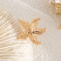 Thumbnail for Beach Style Chunky Starfish Ear Cuff Earring - ArtGalleryZen
