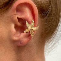 Thumbnail for Beach Style Chunky Starfish Ear Cuff Earring - ArtGalleryZen