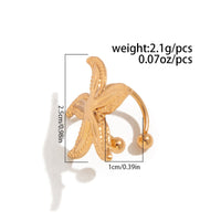 Thumbnail for Beach Style Chunky Starfish Ear Cuff Earring - ArtGalleryZen