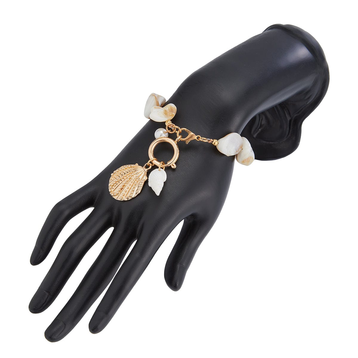 Beach Style Conch Shell Flower Pendant Necklace Bracelet - ArtGalleryZen