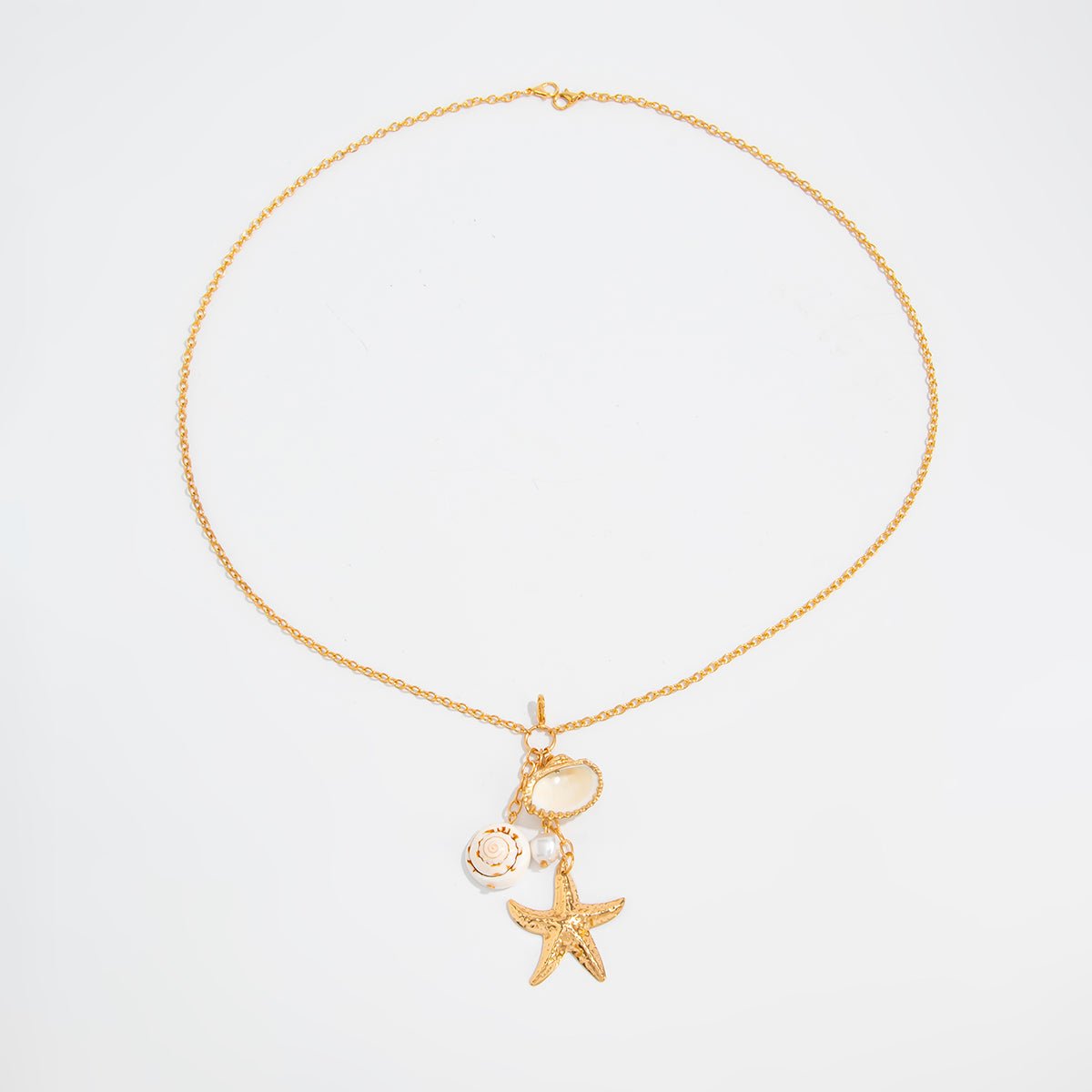 Beach Style Conch Shell Starfish Pendant Bikini Body Chain - ArtGalleryZen
