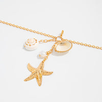 Thumbnail for Beach Style Conch Shell Starfish Pendant Bikini Body Chain - ArtGalleryZen