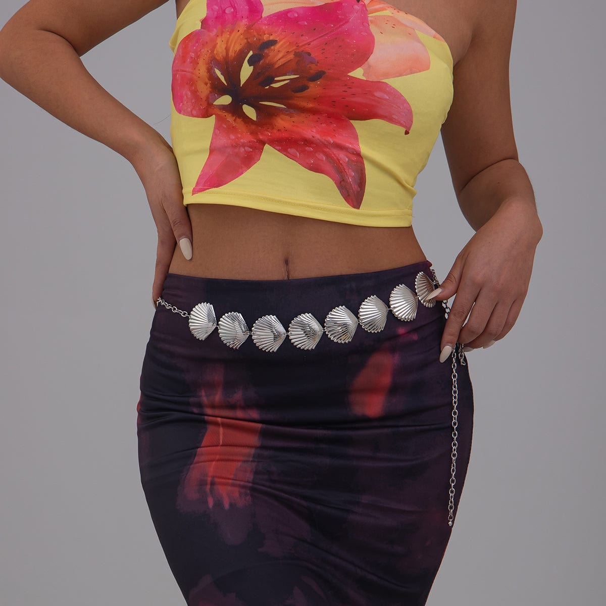 Beach Style Gold Silver Plated Shell Waist Chain - ArtGalleryZen