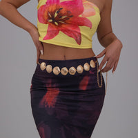 Thumbnail for Beach Style Gold Silver Plated Shell Waist Chain - ArtGalleryZen