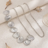 Thumbnail for Beach Style Gold Silver Plated Shell Waist Chain