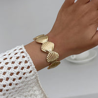 Thumbnail for Beach Style Shell Bangle Bracelet - ArtGalleryZen