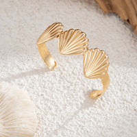 Thumbnail for Beach Style Shell Bangle Bracelet - ArtGalleryZen