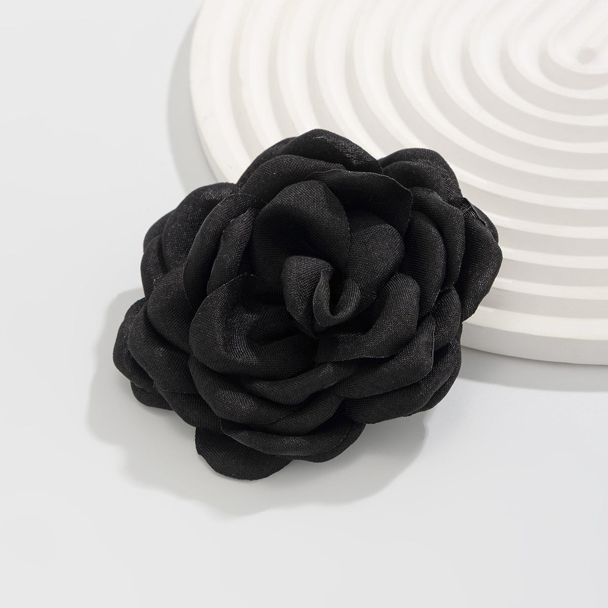 Black Rose Flower Trouser Pin - ArtGalleryZen