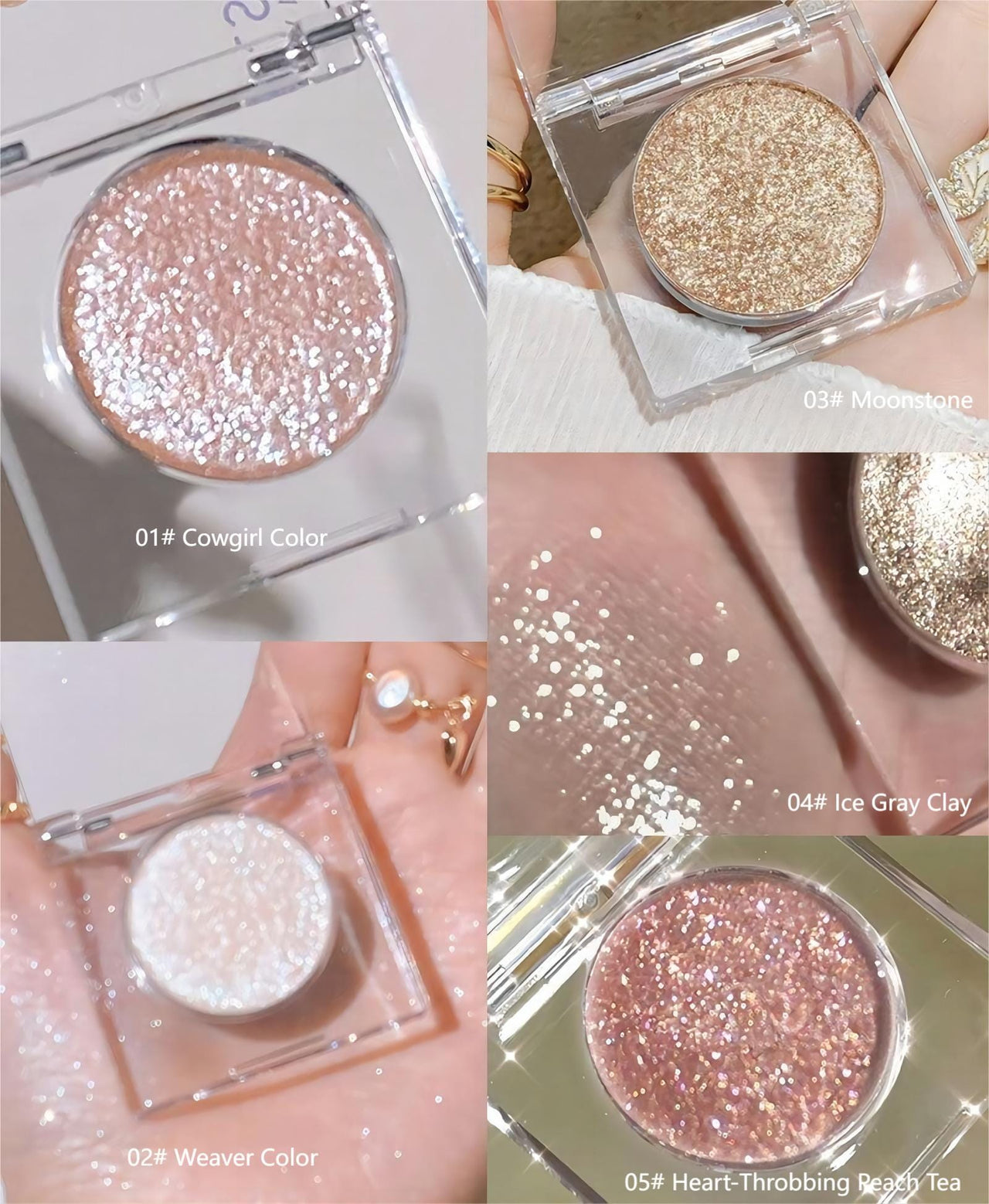 Bling Powder FAICCIA Single Eyeshadow - ArtGalleryZen