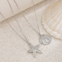 Thumbnail for Bohemia 2pcs Gold Silver Tone Shell Starfish Charm Belly Chain Set