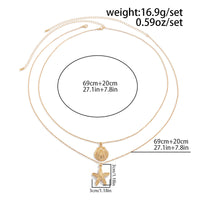Thumbnail for Bohemia 2pcs Gold Silver Tone Shell Starfish Charm Belly Chain Set