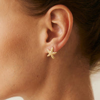 Thumbnail for Bohemia 3 Pairs Pearl Enamel Shell Starfish Dangle Earrings Set - ArtGalleryZen