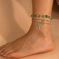 Thumbnail for Bohemia 3 Pieces Elf Star Charm Turquoise Anklet Set - ArtGalleryZen