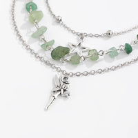 Thumbnail for Bohemia 3 Pieces Elf Star Charm Turquoise Anklet Set