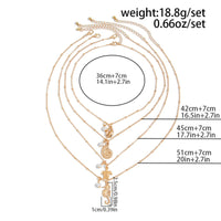 Thumbnail for Bohemia 4pcs Conch Turtle Seahorse Pearl Tassel Saturn Chain Necklace Set - ArtGalleryZen