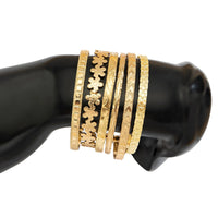 Thumbnail for Bohemia 6pcs  Flower Heart Star Pattern Open Bangle Bracelet Set - ArtGalleryZen