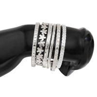 Thumbnail for Bohemia 6pcs  Flower Heart Star Pattern Open Bangle Bracelet Set - ArtGalleryZen