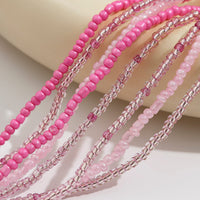 Thumbnail for Bohemia 8Pcs Crystal Seed Beaded Belly Chain Set - ArtGalleryZen