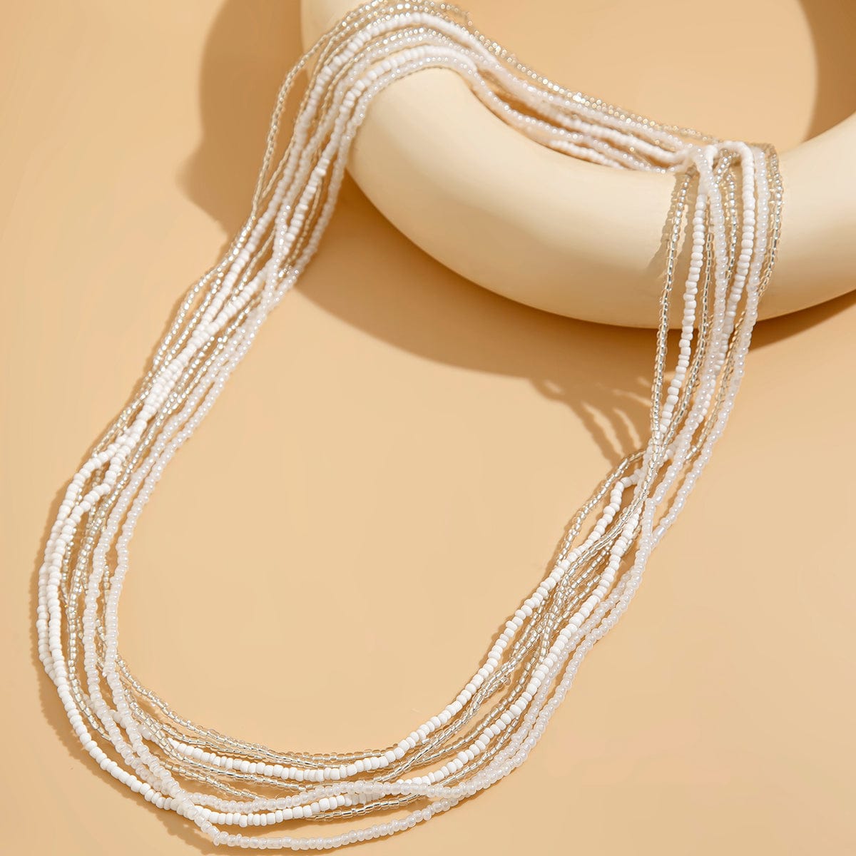 Bohemia 8Pcs Crystal Seed Beaded Belly Chain Set - ArtGalleryZen