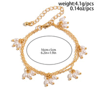 Thumbnail for Bohemia Chic Layered Pearl Tassel Bracelet - ArtGalleryZen