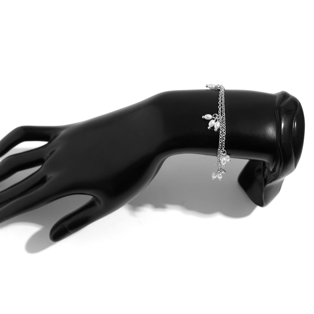 Bohemia Chic Layered Pearl Tassel Bracelet - ArtGalleryZen