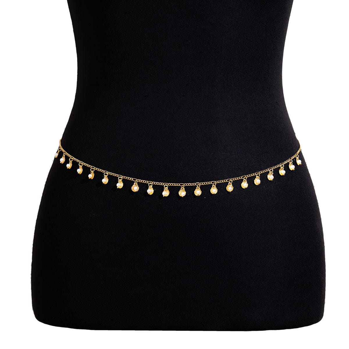 Bohemia Chic Shell Pearl Tassel Belly Chain - ArtGalleryZen