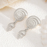 Thumbnail for Bohemia Chunky Conch Dangle Earrings