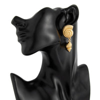Thumbnail for Bohemia Chunky Conch Dangle Earrings