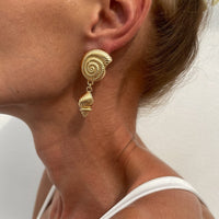 Thumbnail for Bohemia Chunky Conch Dangle Earrings