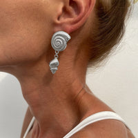 Thumbnail for Bohemia Chunky Conch Dangle Earrings
