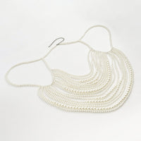 Thumbnail for Bohemia Chunky Layered Pearl Backless Body Chain Bra