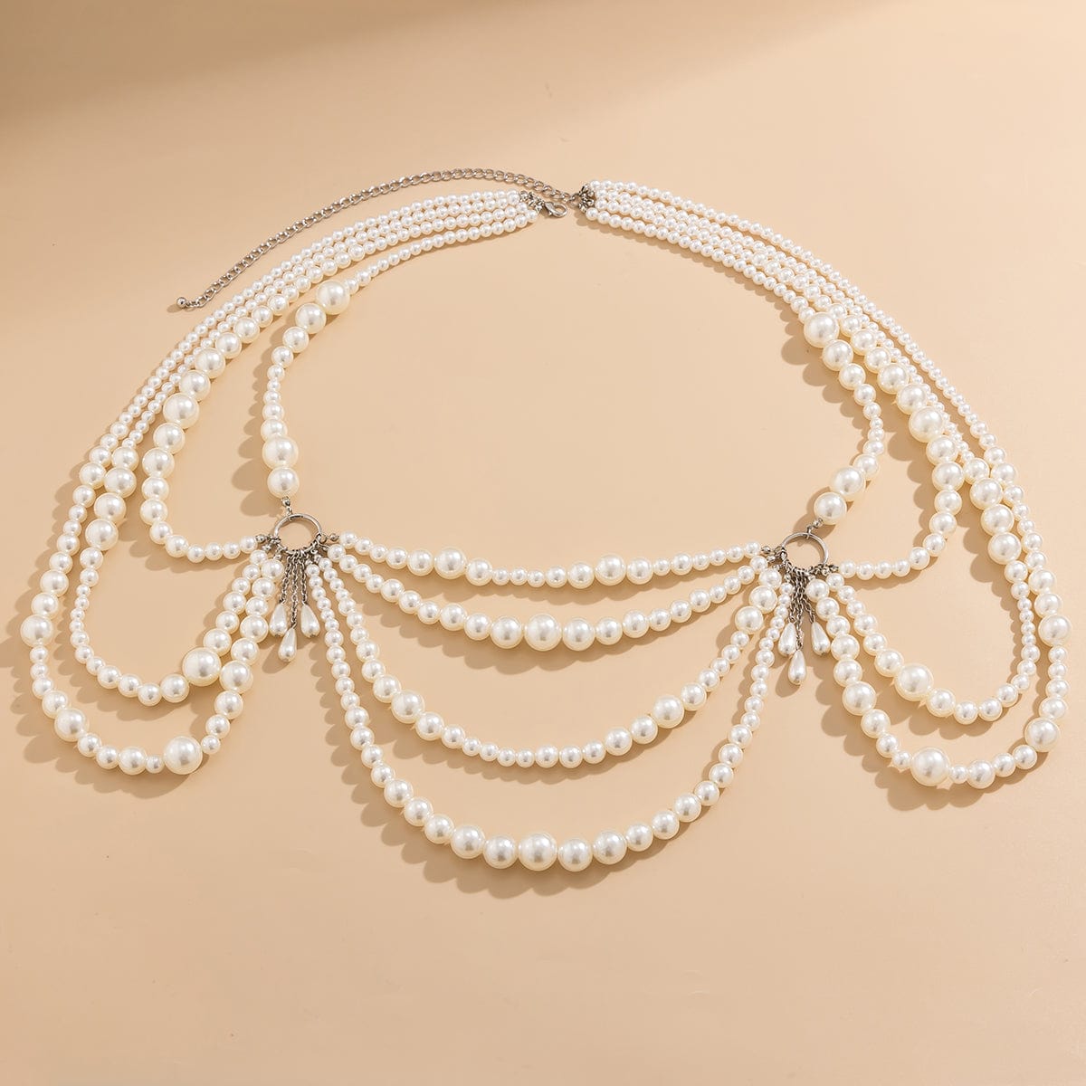 Bohemia Chunky Layered Pearl Waist Chain