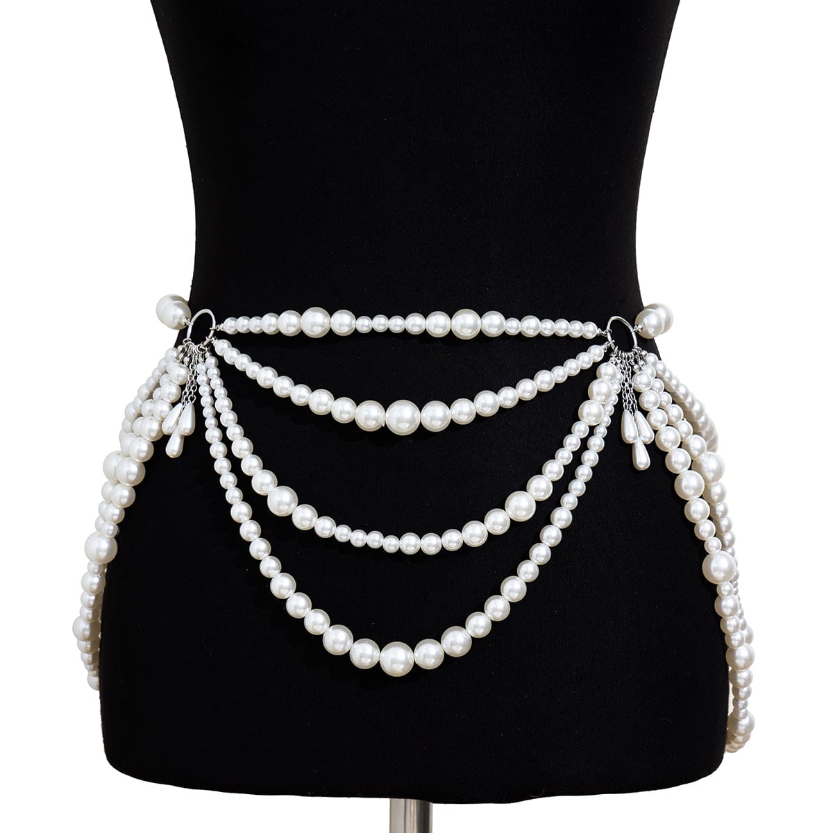 Bohemia Chunky Layered Pearl Waist Chain