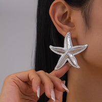 Thumbnail for Bohemia Chunky Textured Starfish Earrings - ArtGalleryZen