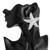 Thumbnail for Bohemia Chunky Textured Starfish Earrings - ArtGalleryZen